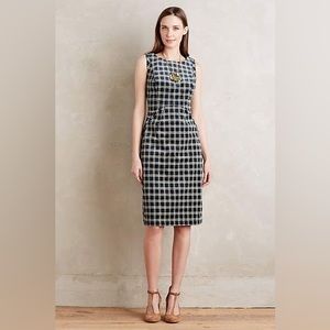 Corded Plain Sheath Dress